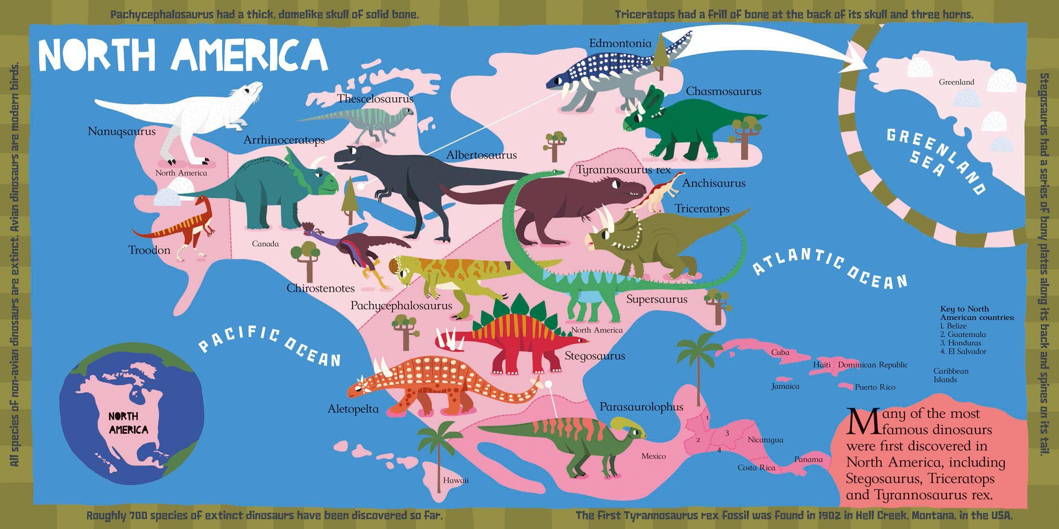 Beispielinhalt (Bild) Scribblers' Dinosaur Atlas