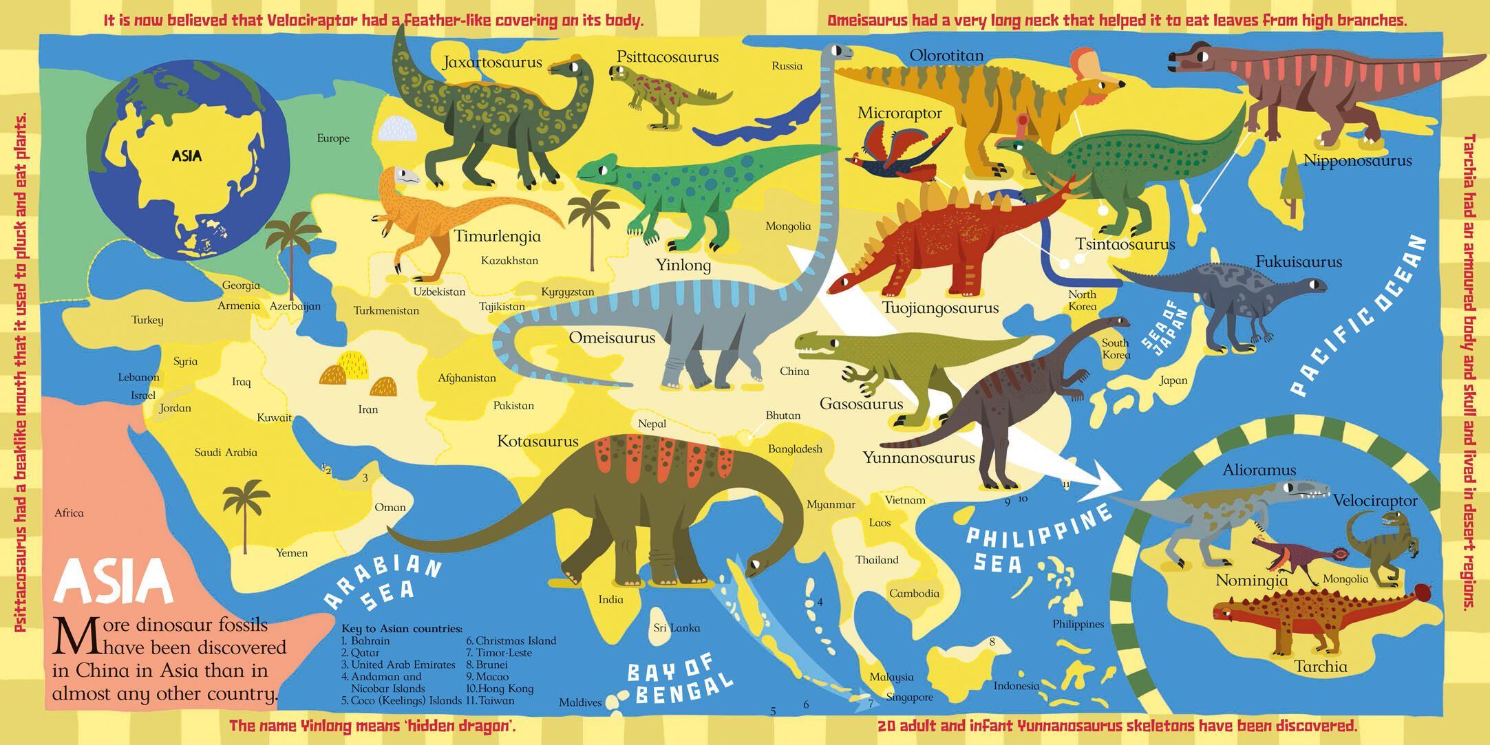 Beispielinhalt (Bild) Scribblers' Dinosaur Atlas