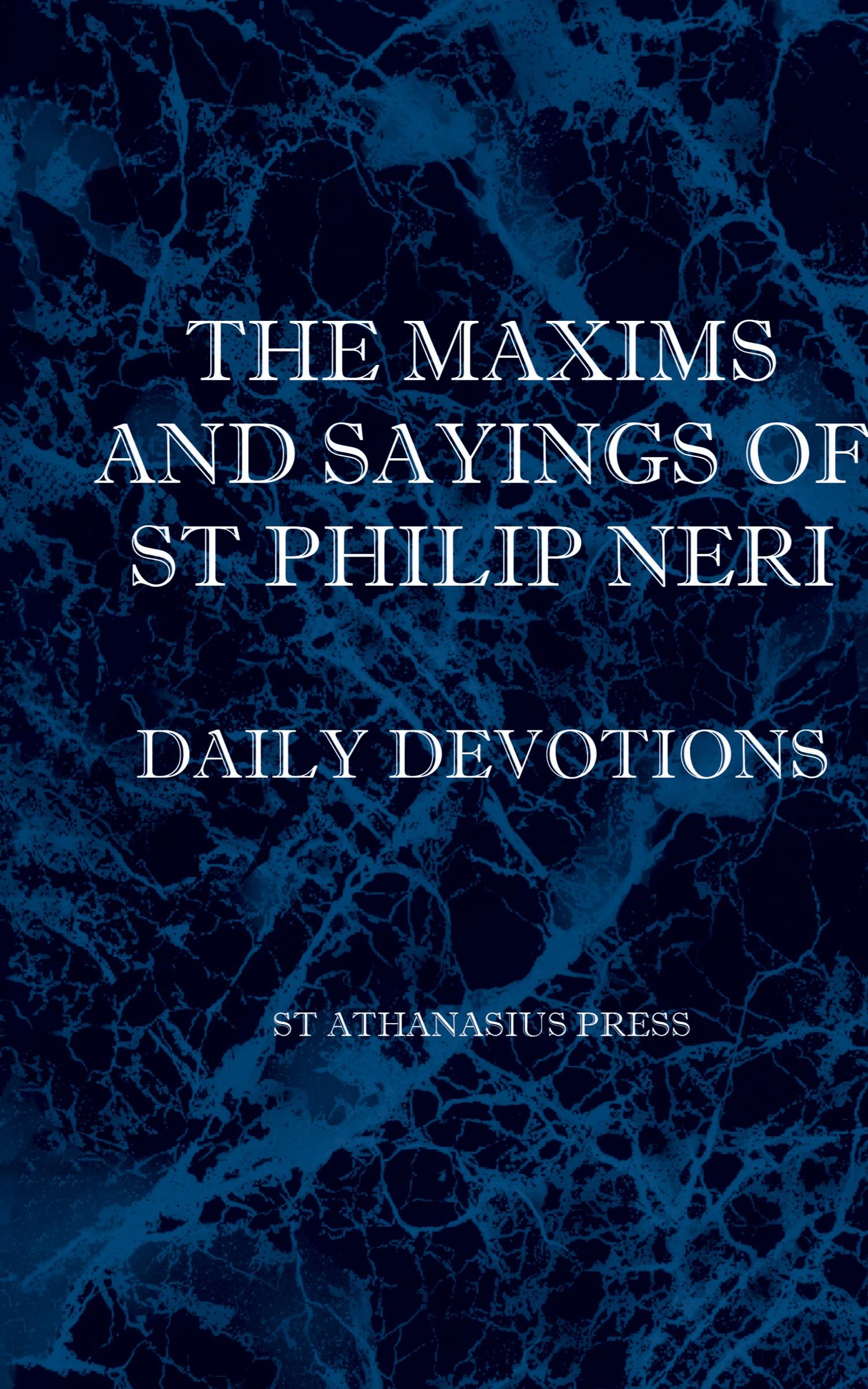 Vorderes Coverbild The Maxims and Sayings of St Philip Neri