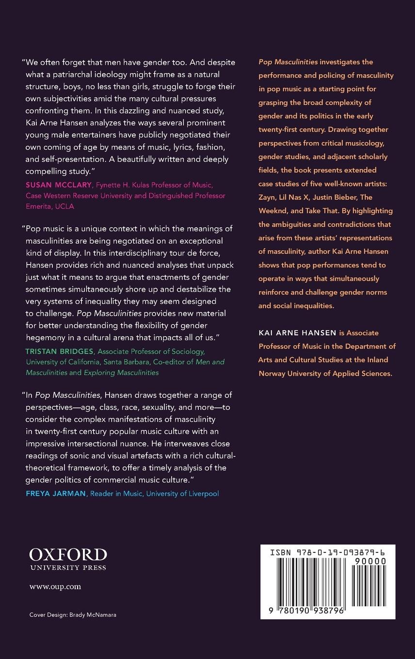 Rückseitencover Pop Masculinities