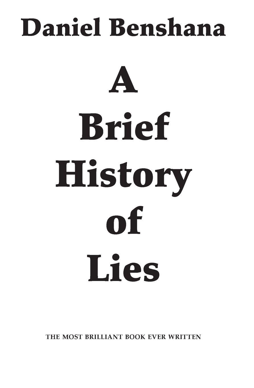 Vorderes Coverbild A Brief History of Lies