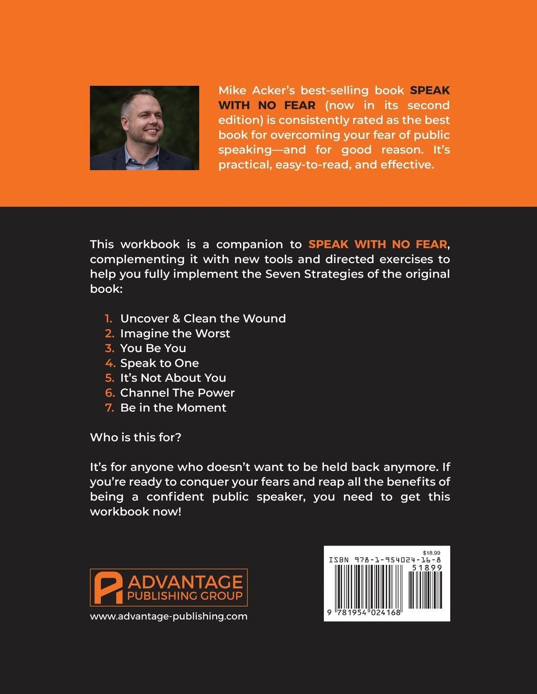 Rückseitencover Speak With No Fear Workbook