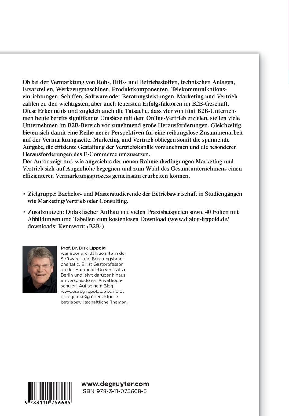 Rückseitencover B2B-Marketing und -Vertrieb