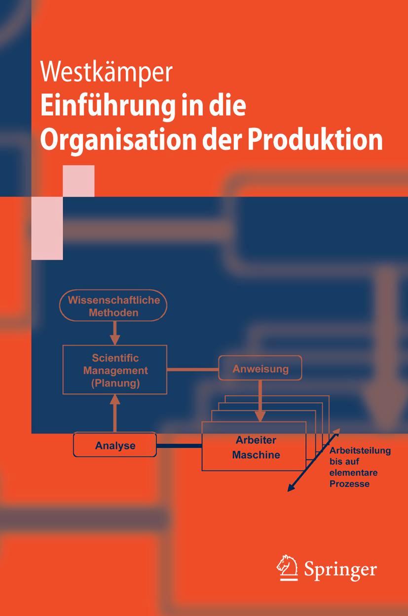 Vorderes Coverbild Einführung in die Organisation der Produktion