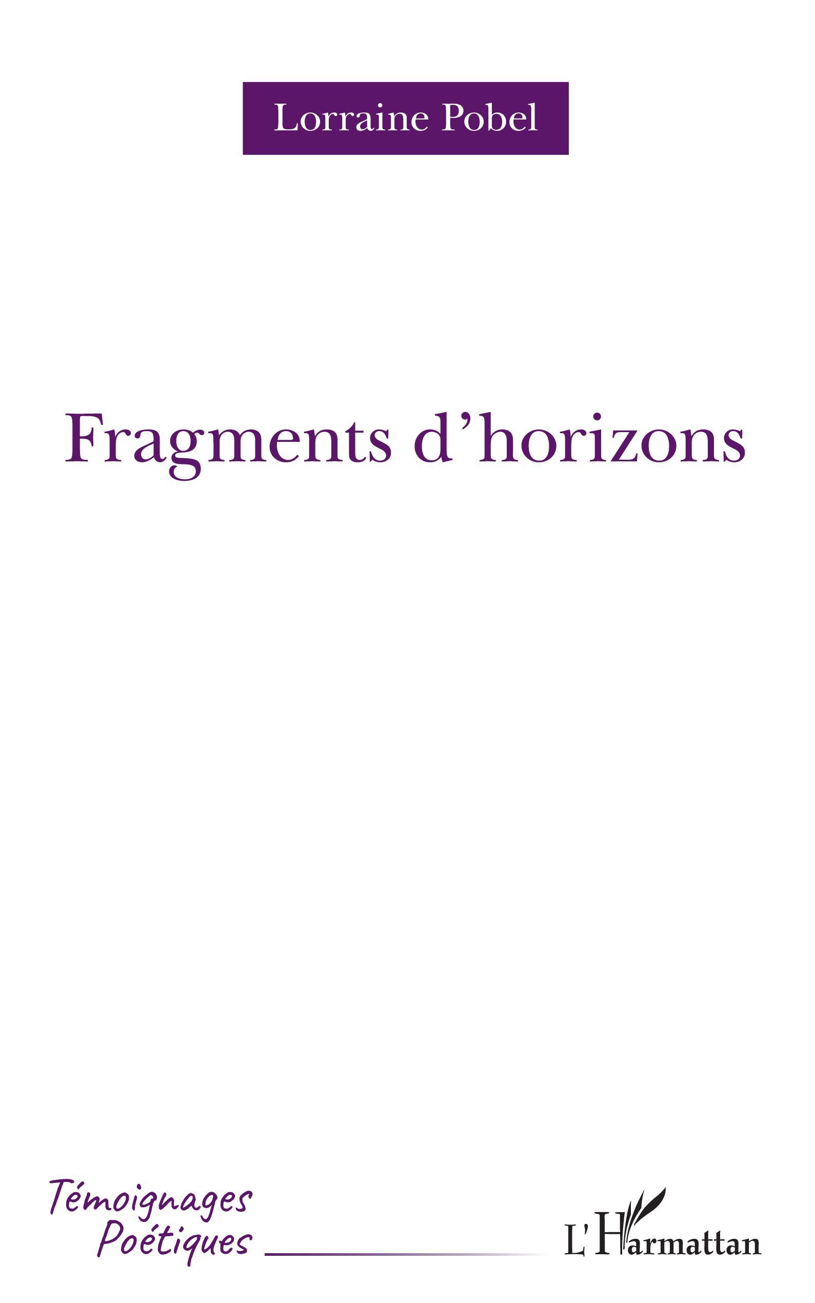 Vorderes Coverbild Fragments d'horizons