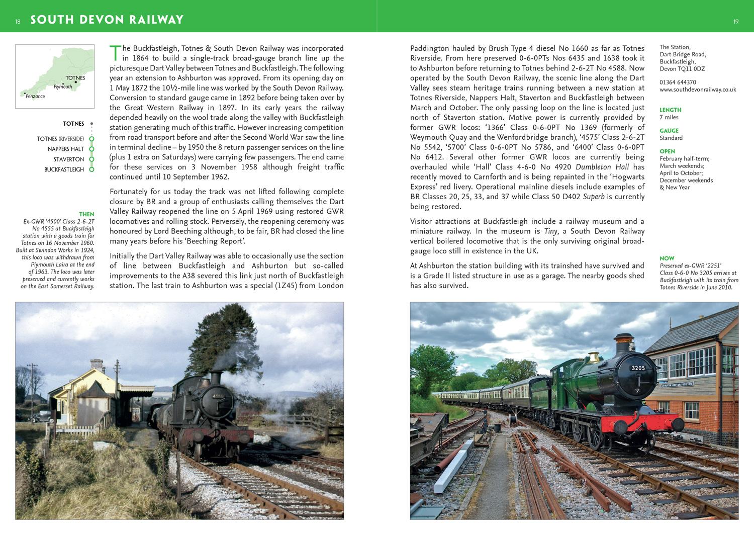 Beispielinhalt (Bild) Britain's Heritage Railways