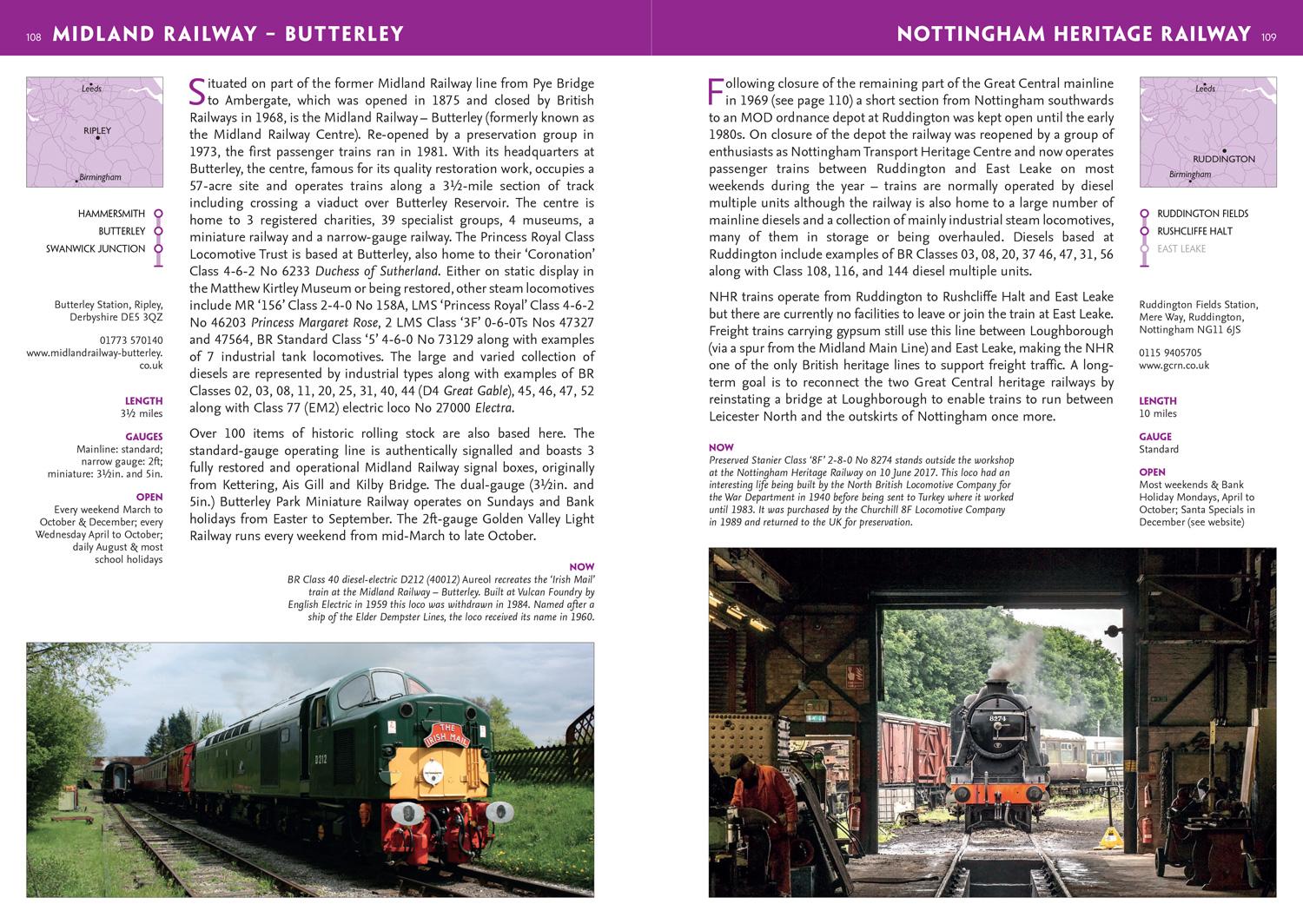 Beispielinhalt (Bild) Britain's Heritage Railways