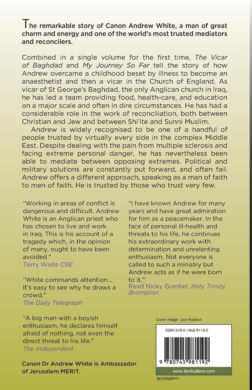 Rückseitencover Vicar of Baghdad - My Journey So Far