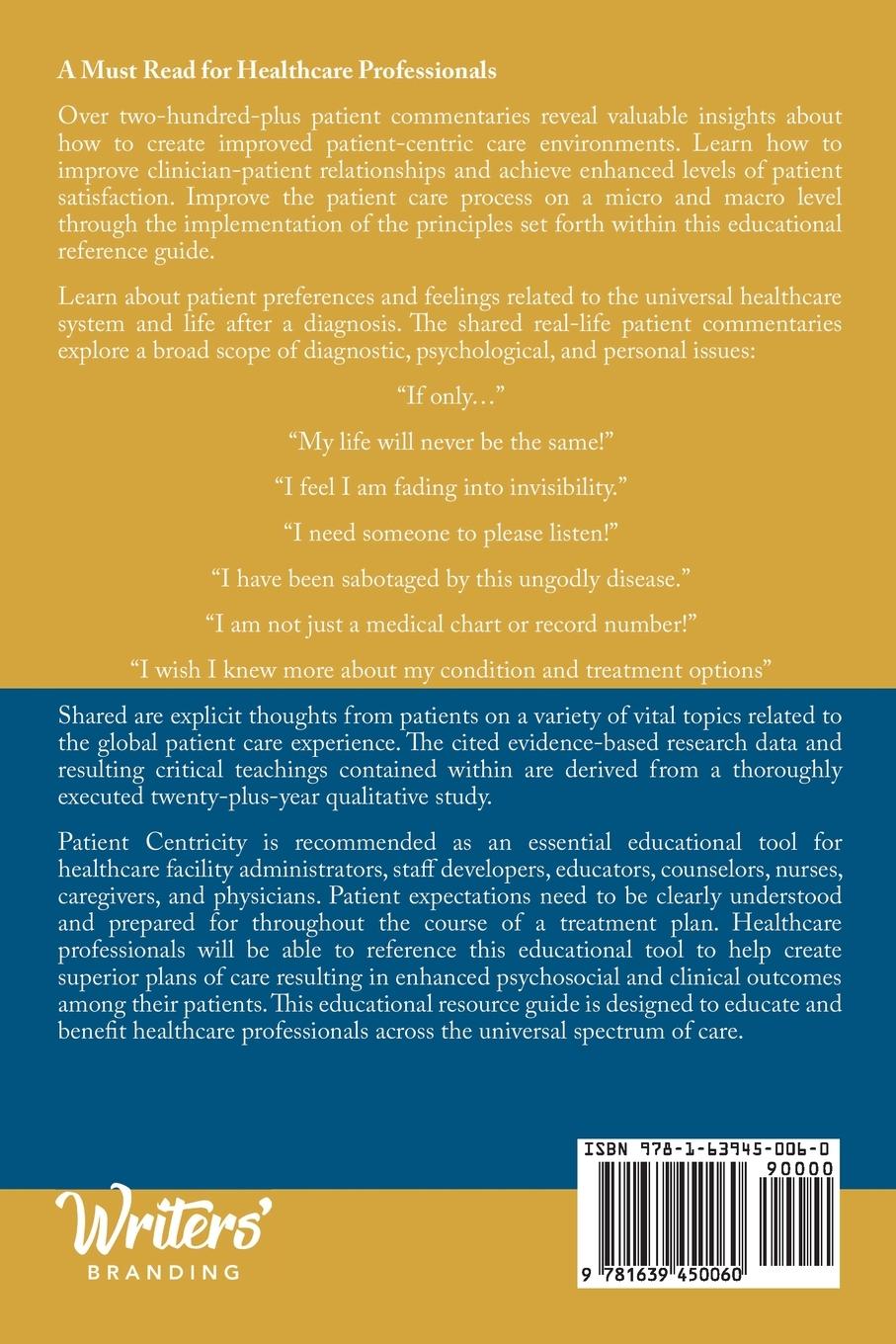 Rückseitencover Patient Centricity