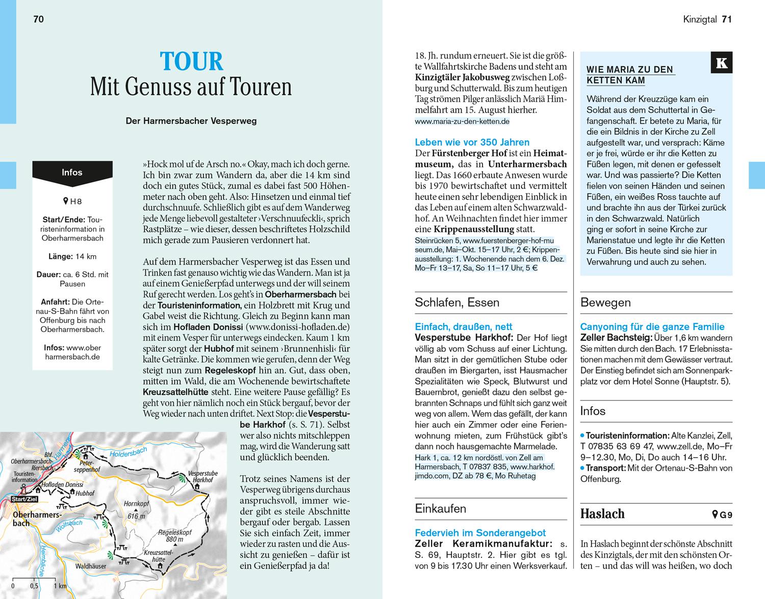 Beispielinhalt (Bild) DuMont Reise-Taschenbuch Schwarzwald