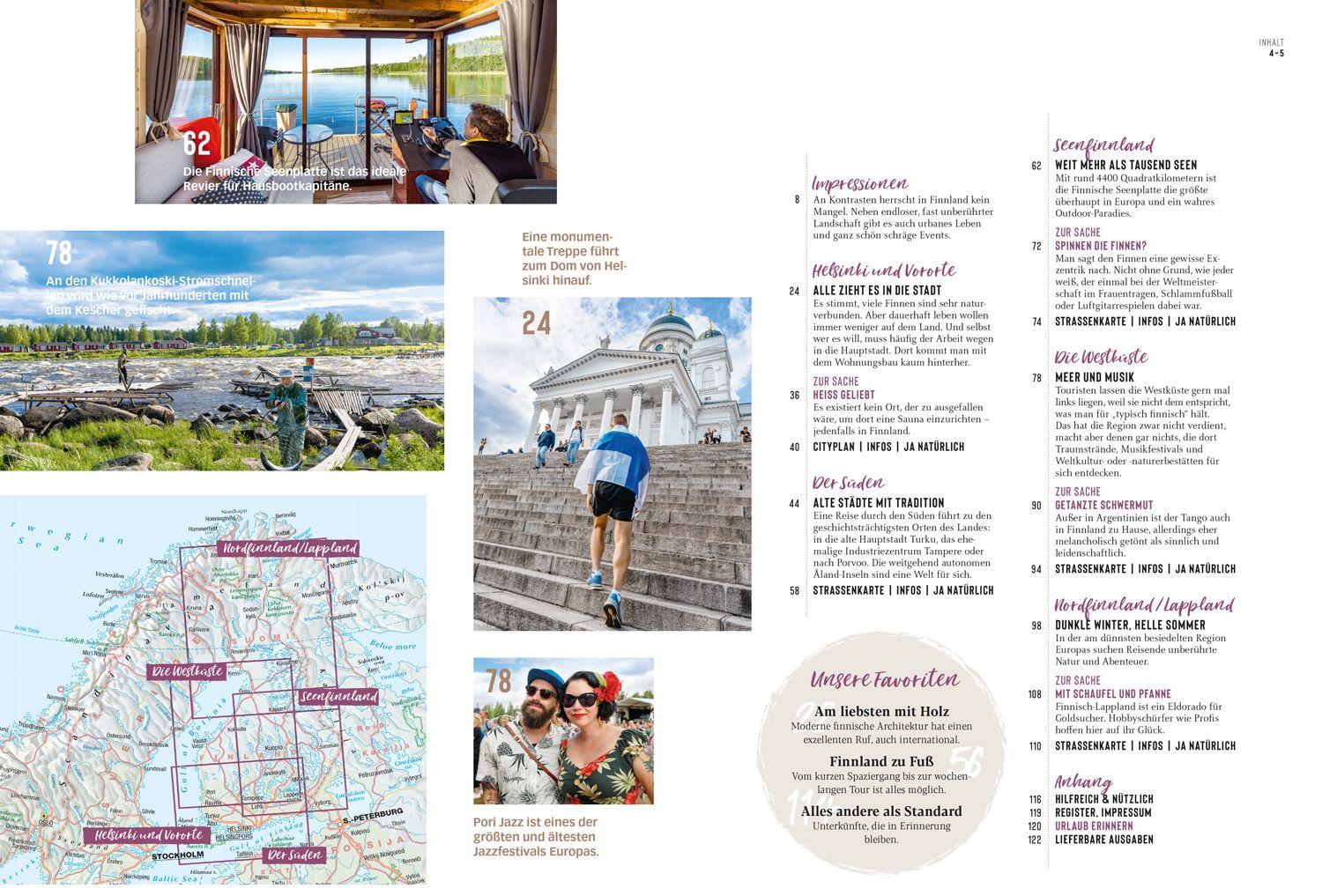 Beispielinhalt (Bild) DUMONT Bildatlas Finnland