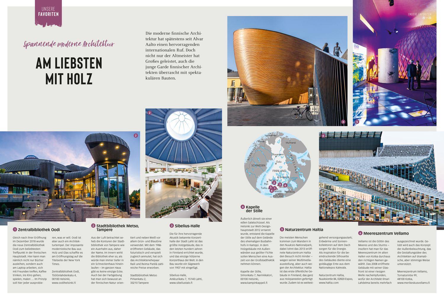 Beispielinhalt (Bild) DUMONT Bildatlas Finnland