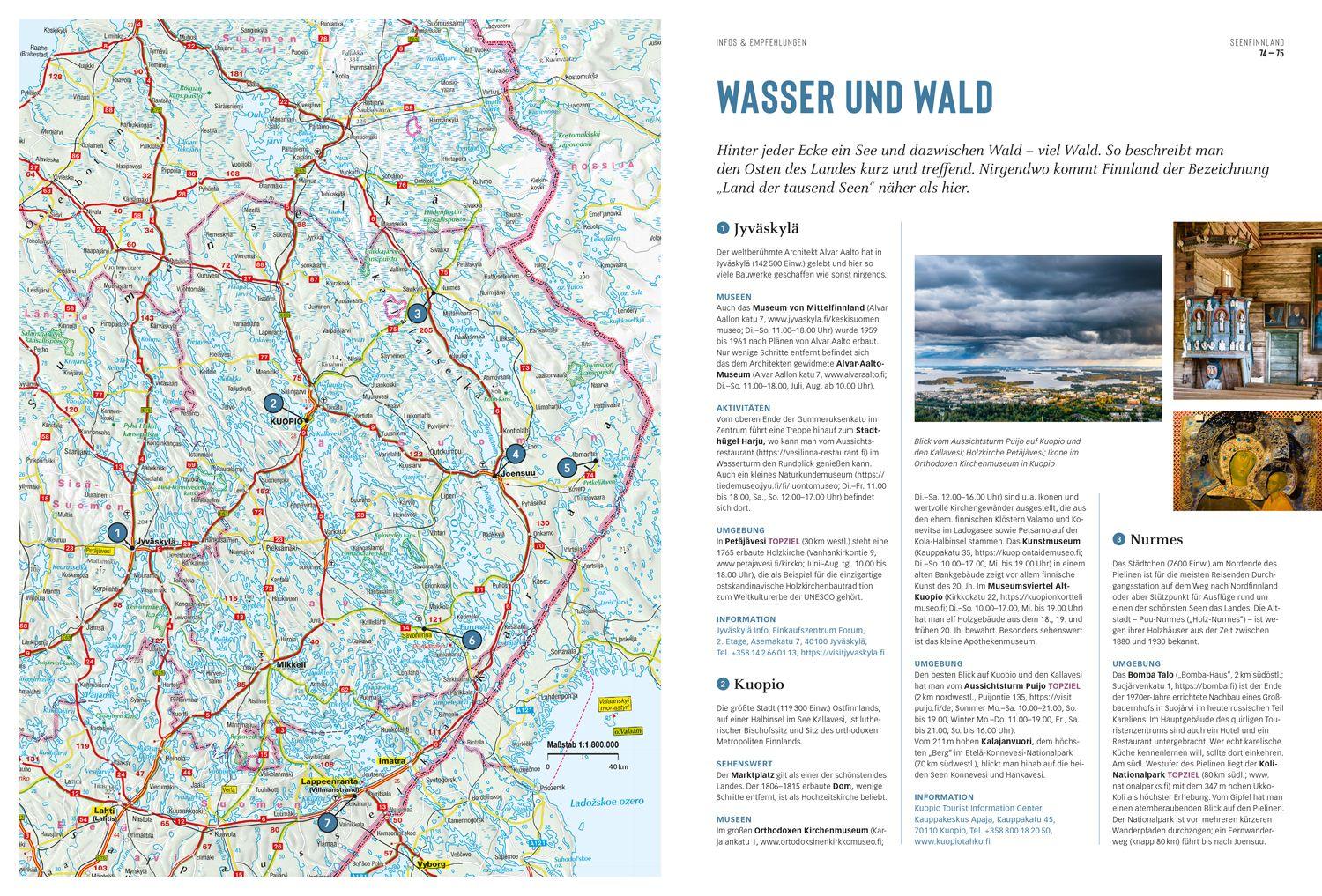 Beispielinhalt (Bild) DUMONT Bildatlas Finnland