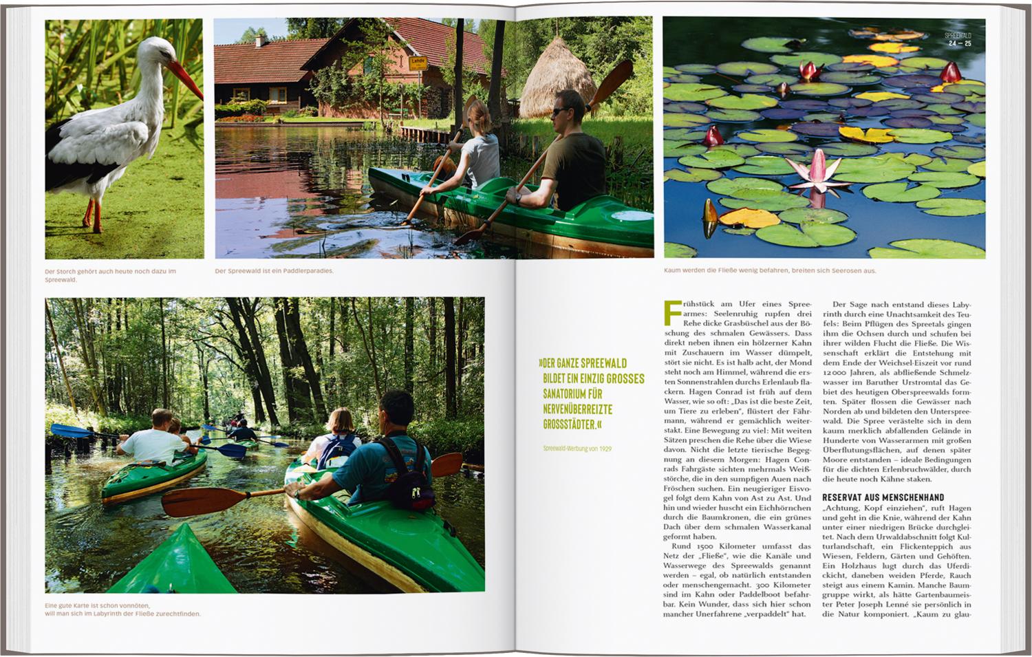 Beispielinhalt (Bild) DuMont Bildatlas Spreewald, Lausitz