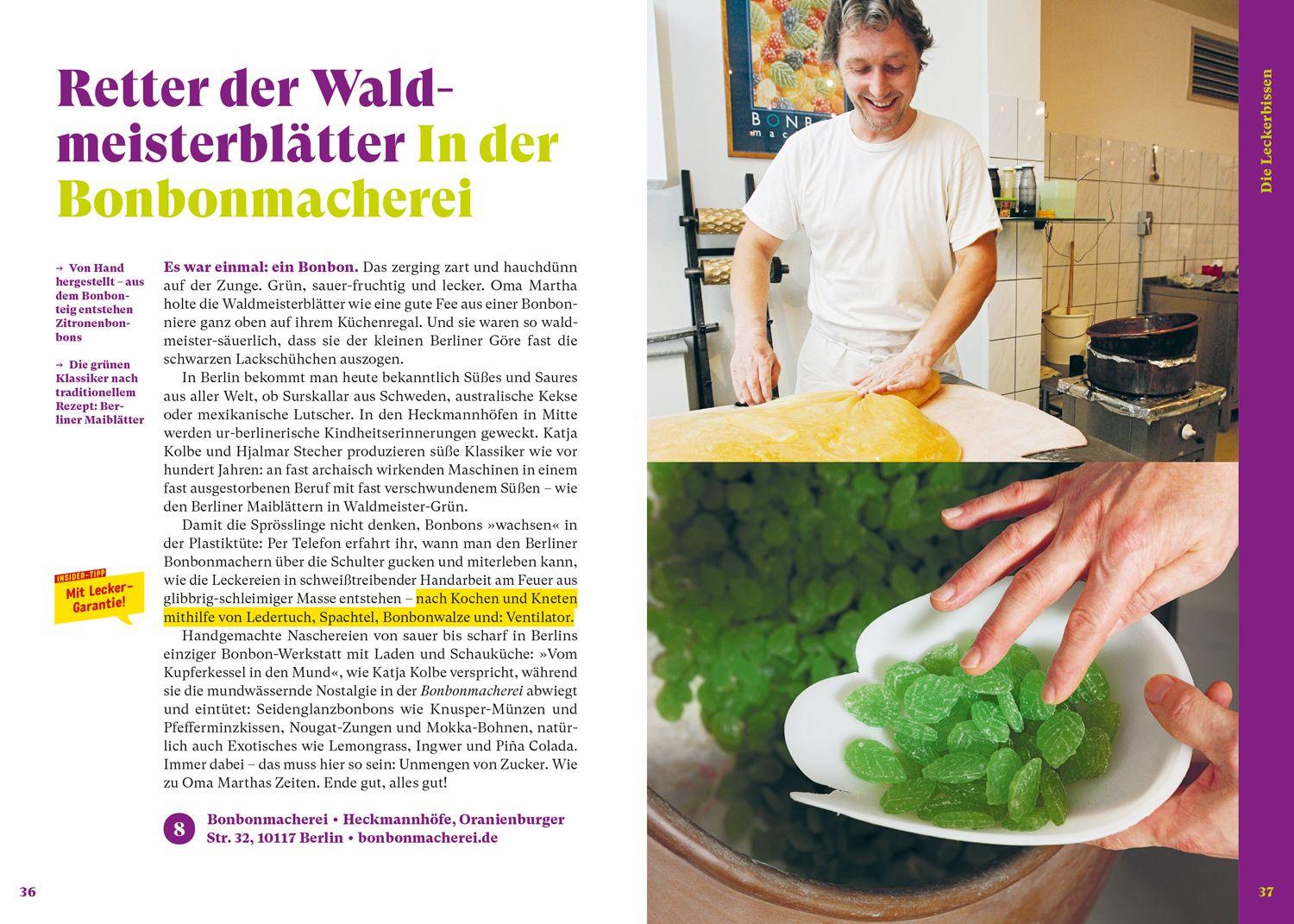 Beispielinhalt (Bild) MARCO POLO Insider-Trips Berlin & Umgebung