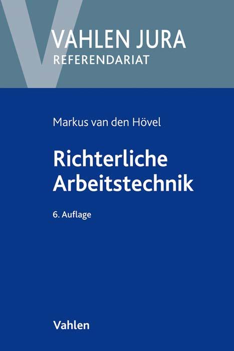 Vorderes Coverbild Richterliche Arbeitstechnik