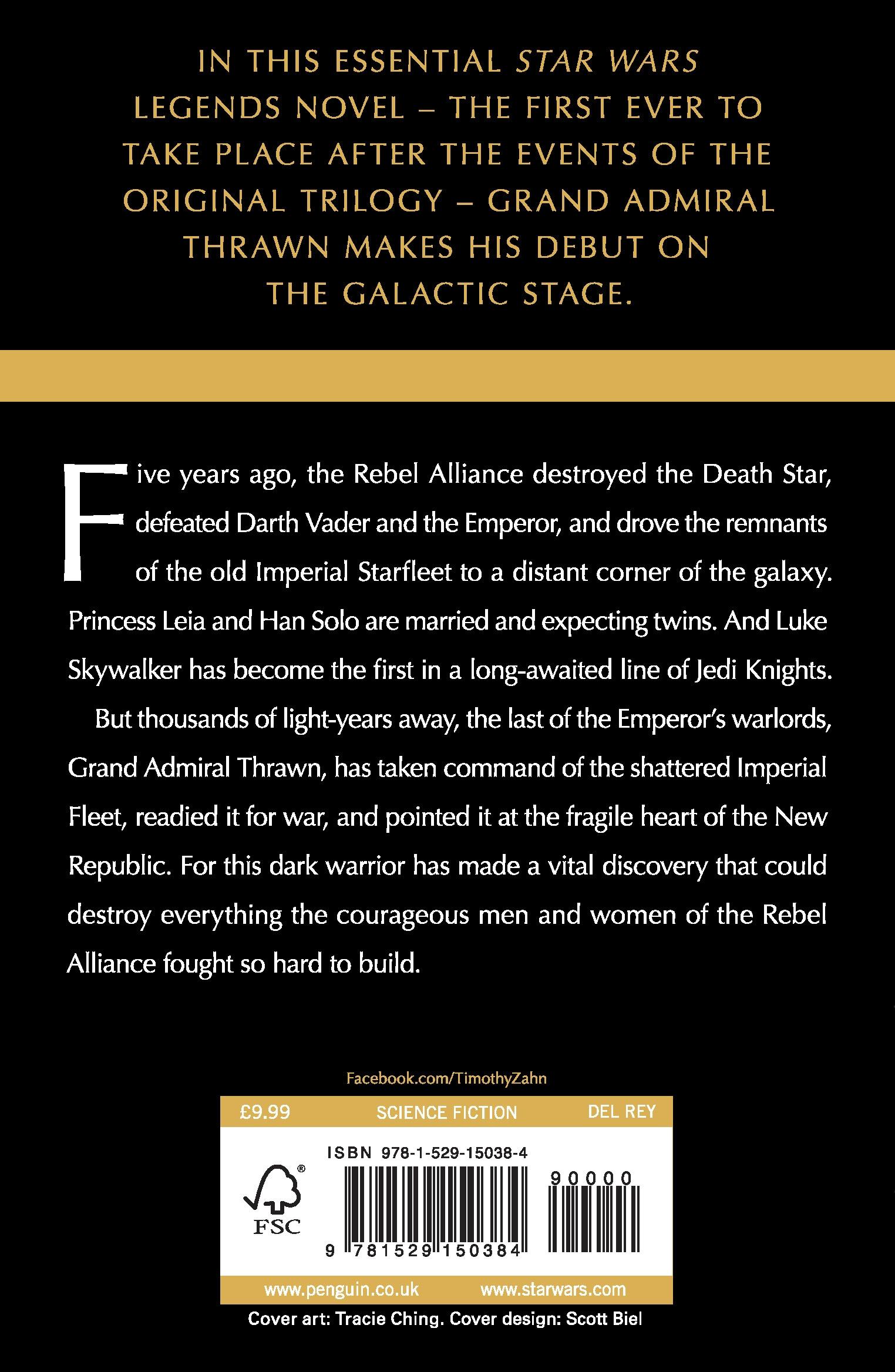 Rückseitencover Star Wars: Heir to the Empire