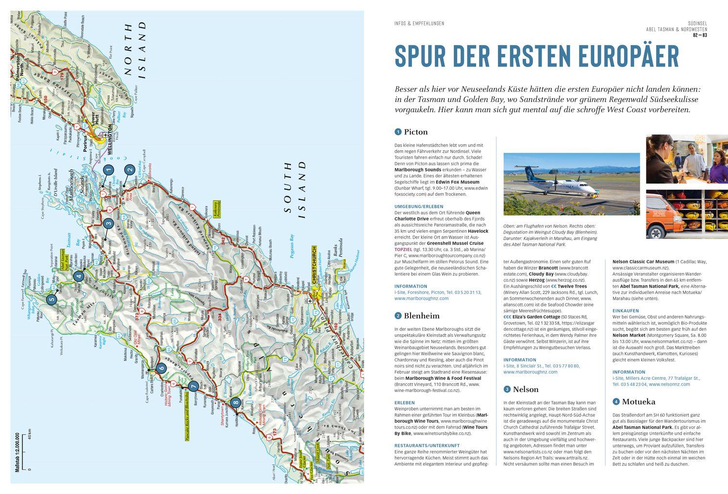 Beispielinhalt (Bild) DUMONT Bildatlas Neuseeland