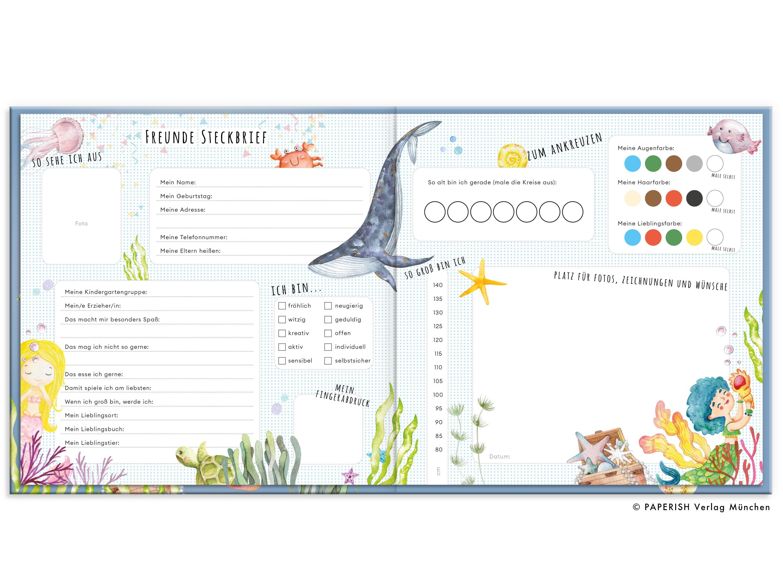 Beispielinhalt (Bild) Kindergartenfreunde - MEERJUNGFRAU