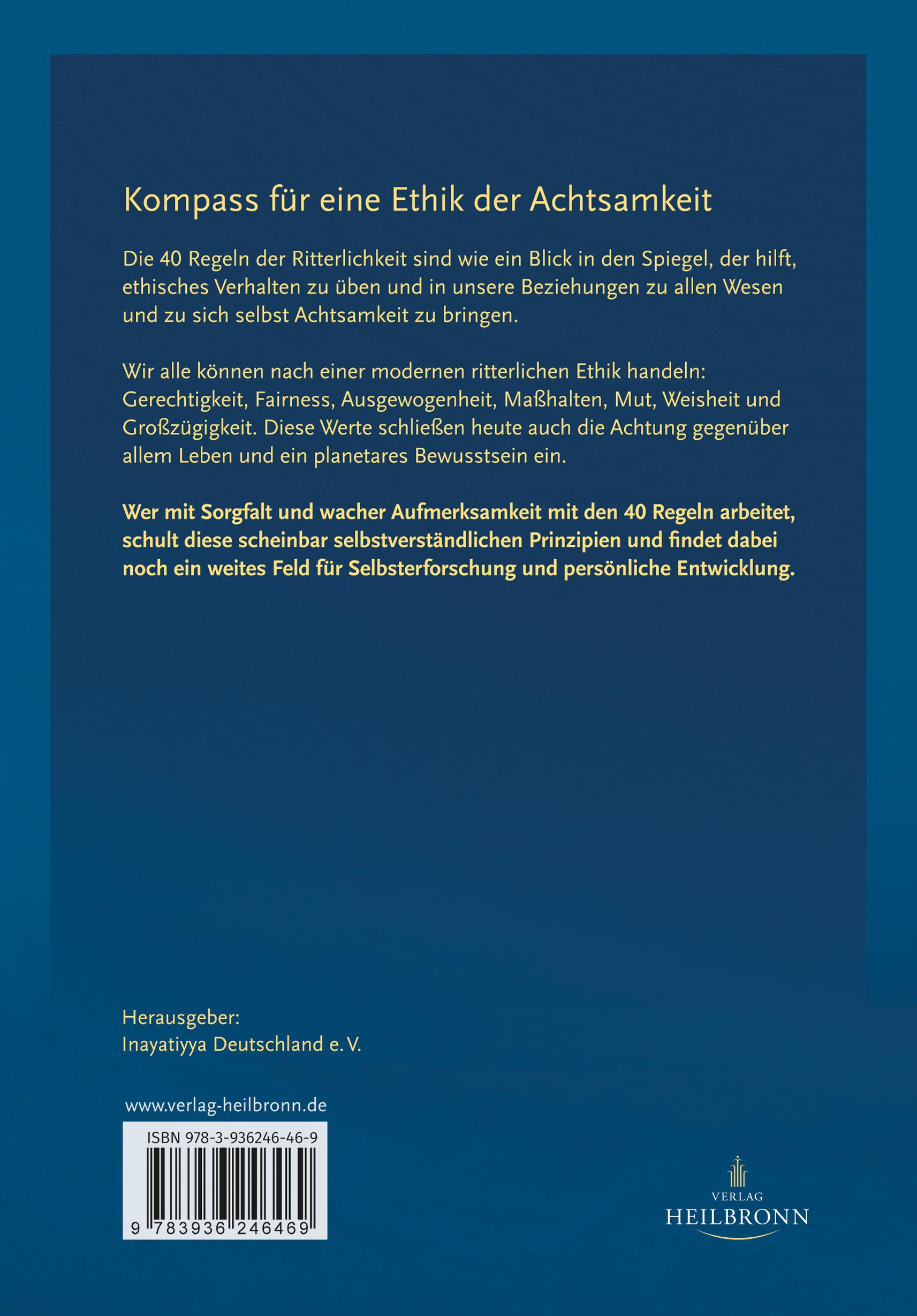 Rückseitencover Ritterschaft des Herzens