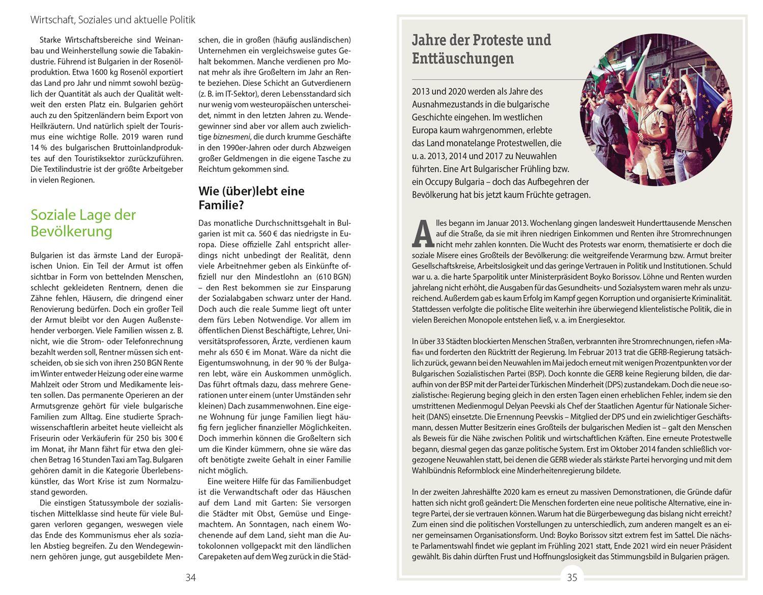 Beispielinhalt (Bild) DuMont Reise-Handbuch Reiseführer Bulgarien