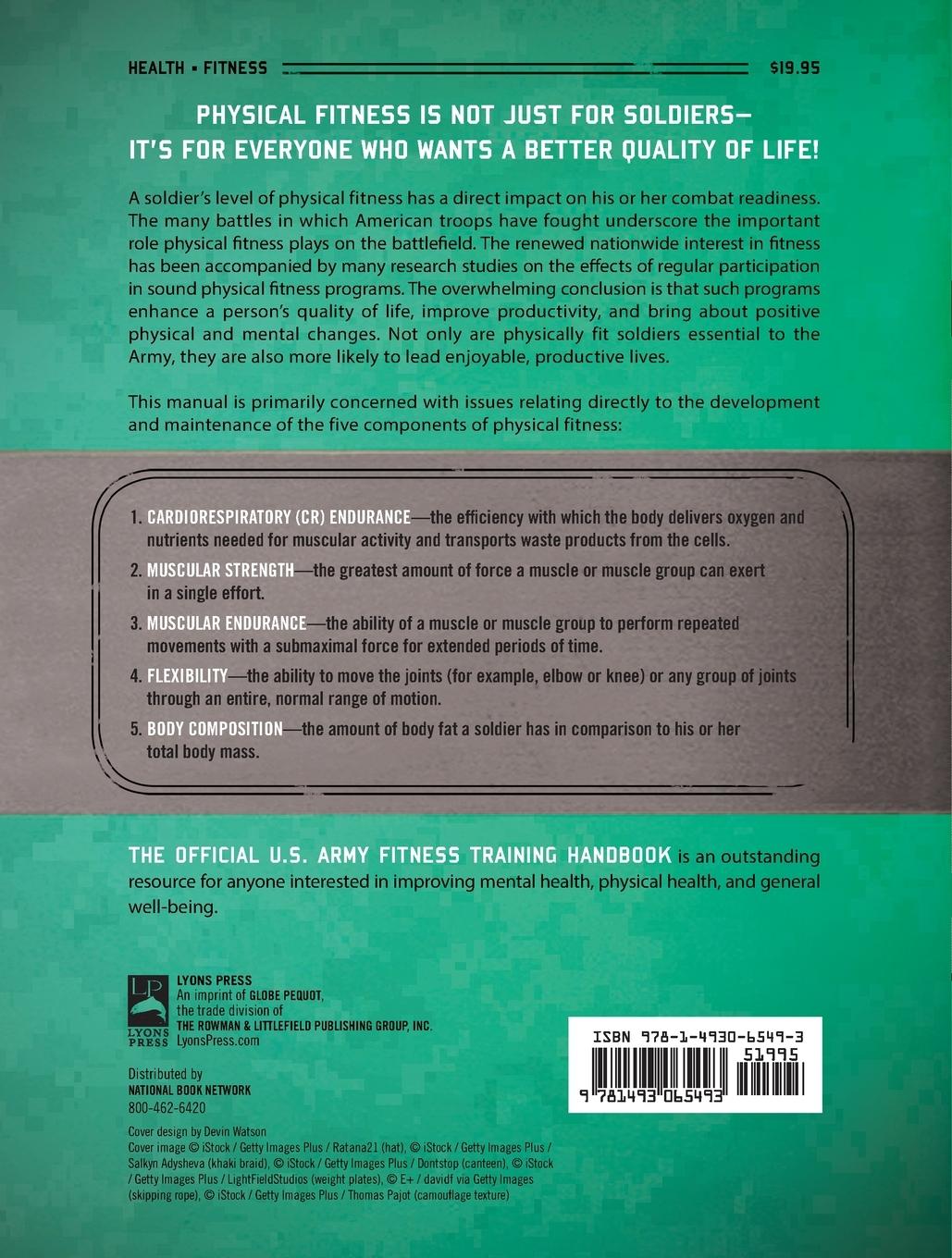 Rückseitencover The Official U.S. Army Fitness Training Handbook