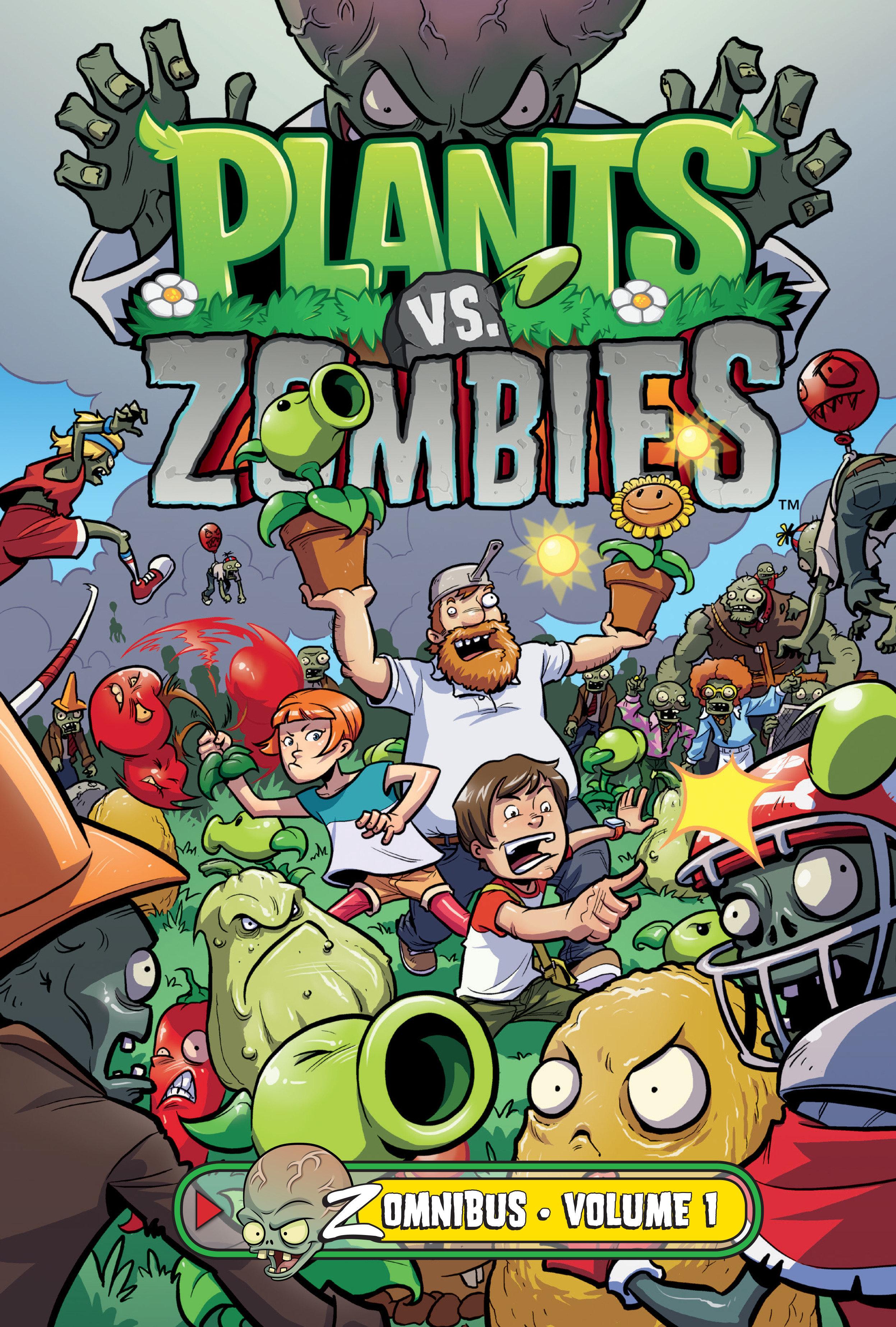 Vorderes Coverbild Plants vs. Zombies Zomnibus Volume 1