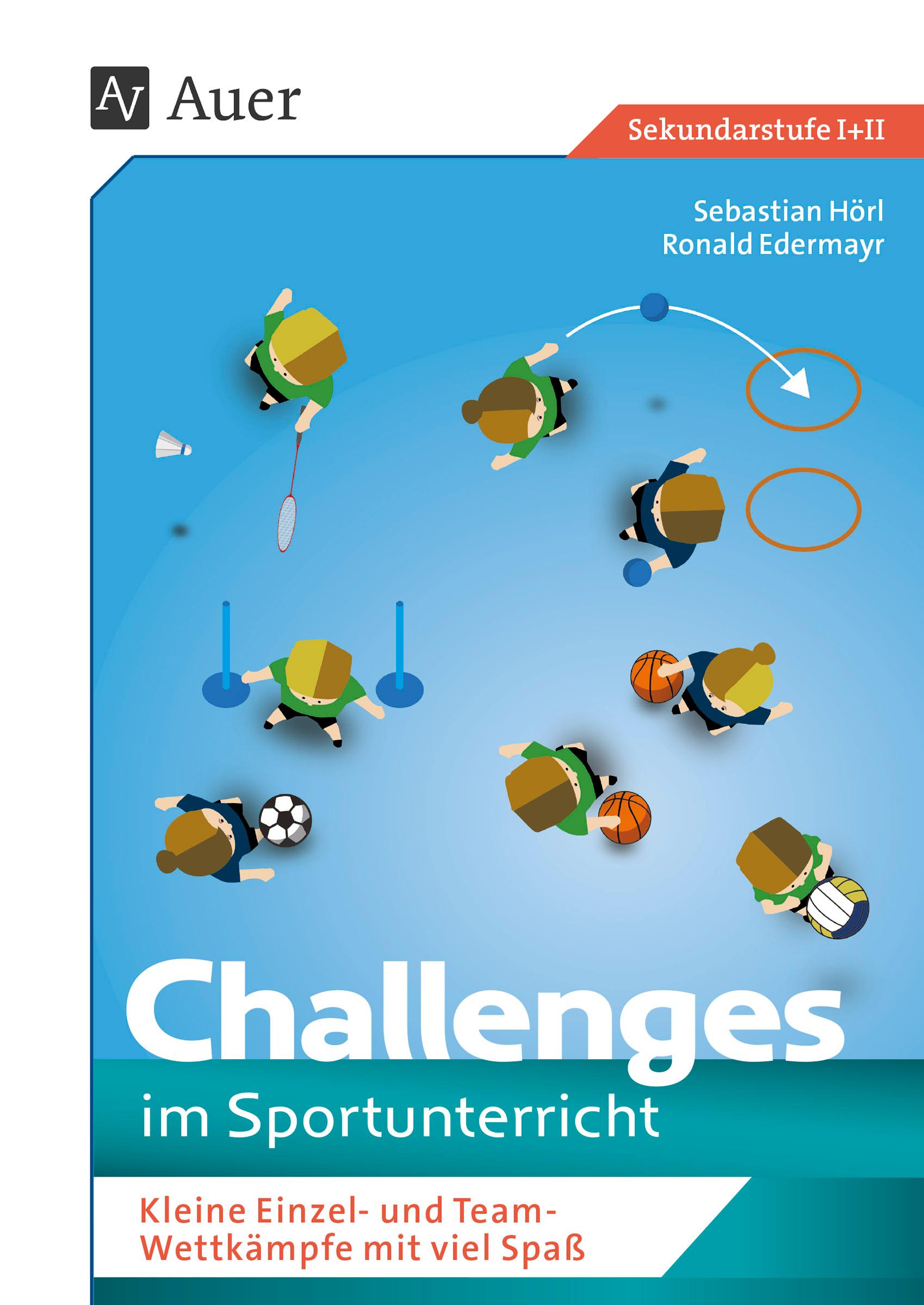 Vorderes Coverbild Challenges im Sportunterricht