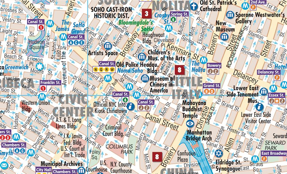 Beispielinhalt (Bild) New York City 1 : 15 000. City Map