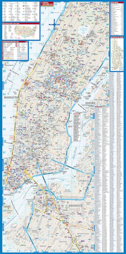 Beispielinhalt (Bild) New York City 1 : 15 000. City Map