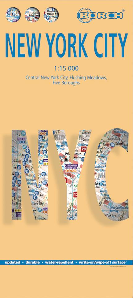 Vorderes Coverbild New York City 1 : 15 000. City Map