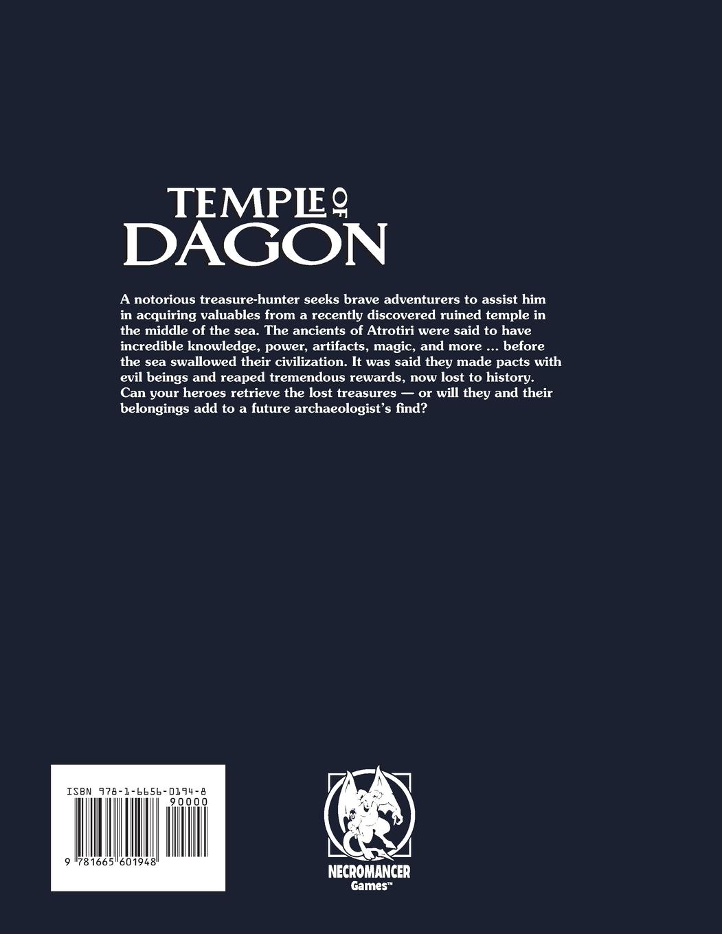 Rückseitencover Temple of Dagon SW