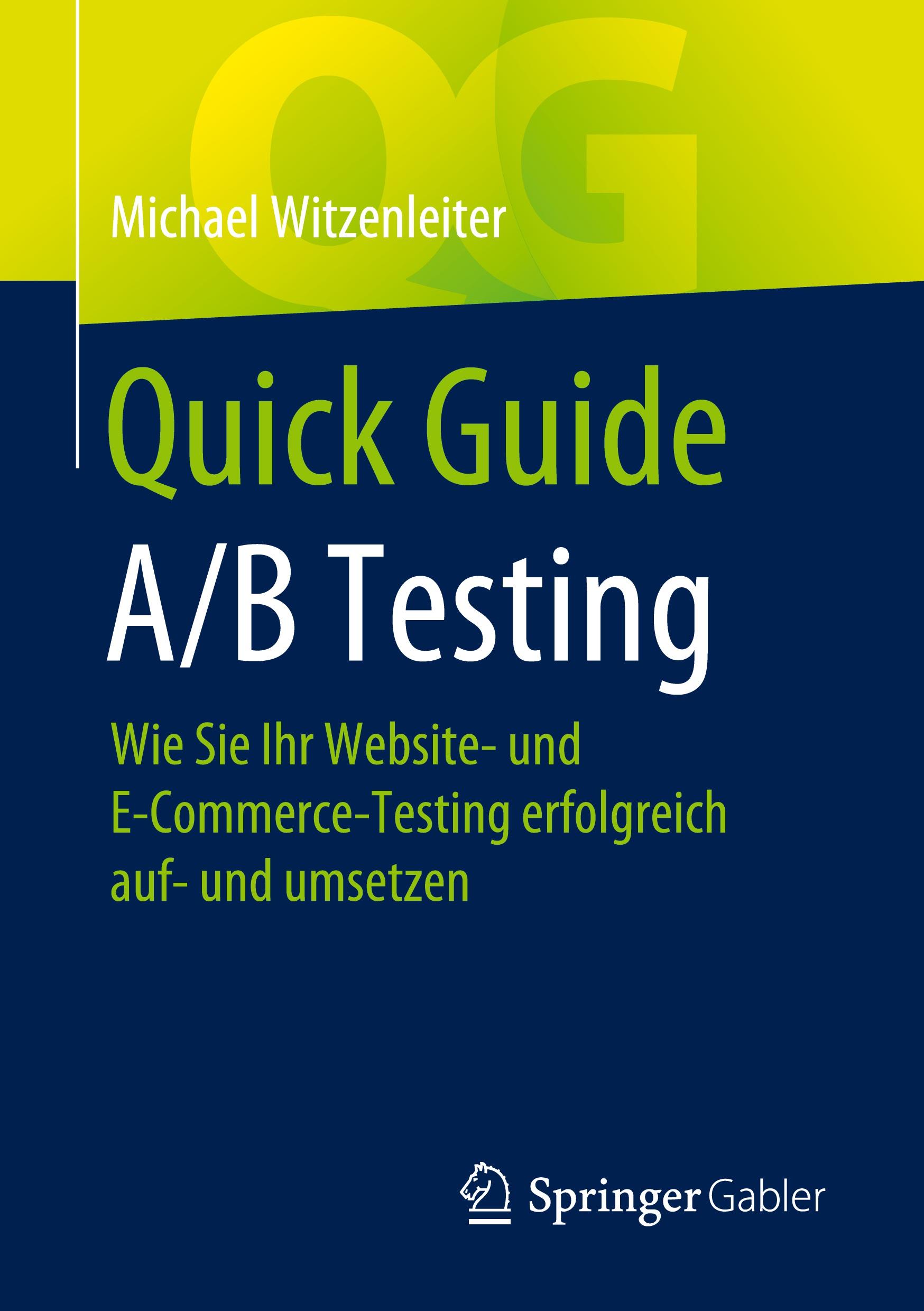 Vorderes Coverbild Quick Guide A/B Testing