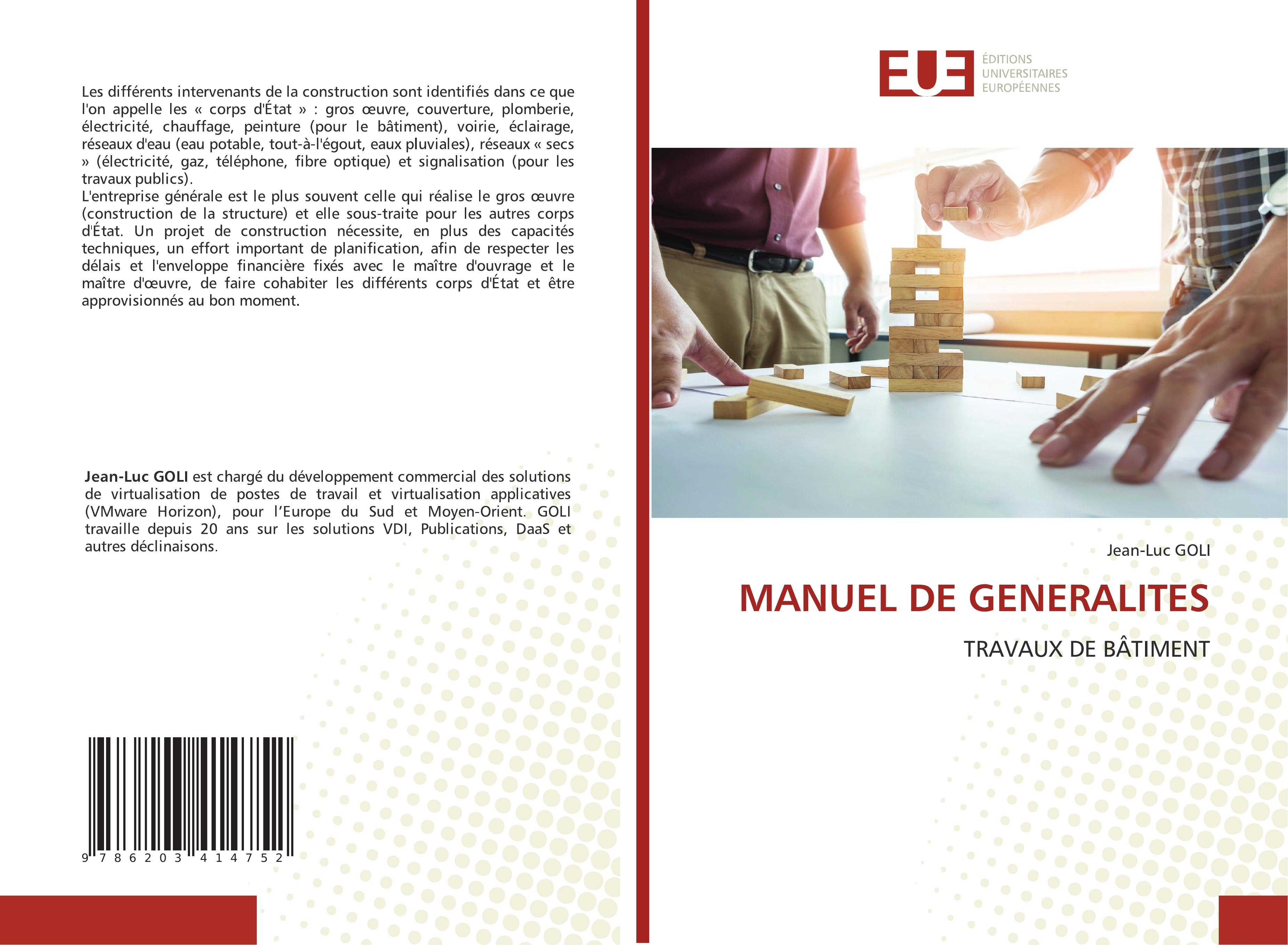 Vorderes Coverbild MANUEL DE GENERALITES