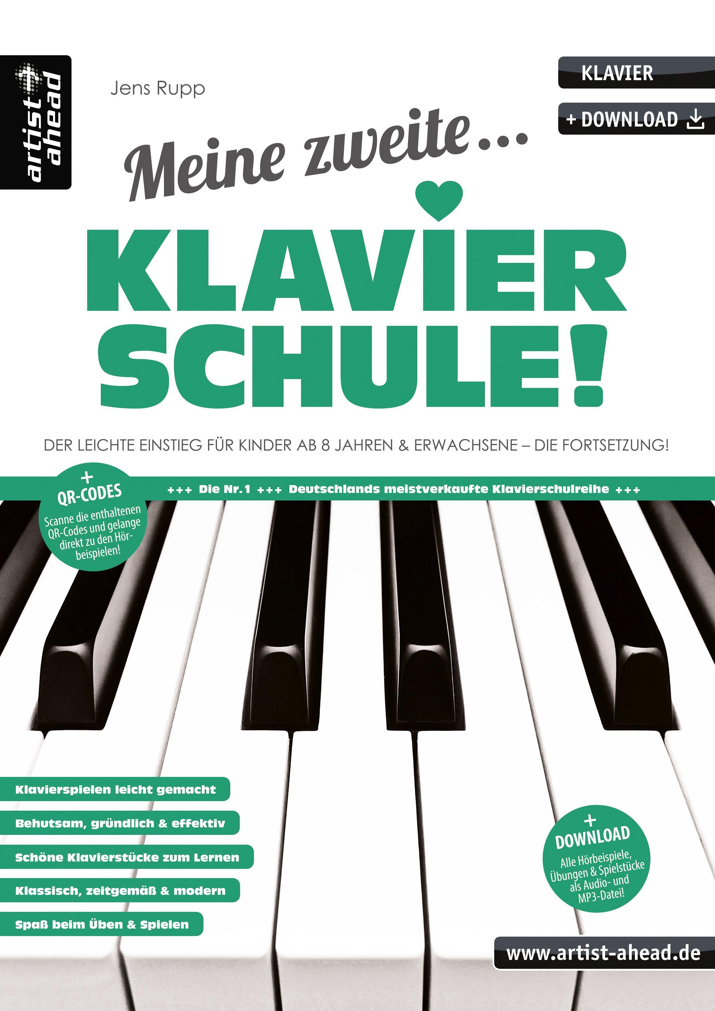 Vorderes Coverbild Meine zweite Klavierschule!