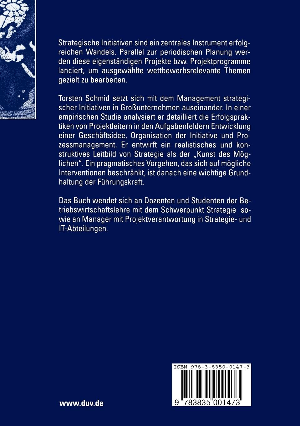 Rückseitencover Strategie als Kunst des Möglichen