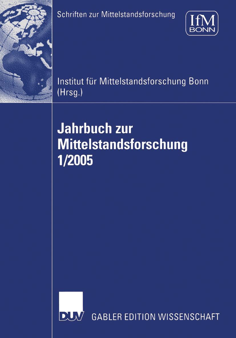 Vorderes Coverbild Jahrbuch zur Mittelstandsforschung 1/2005