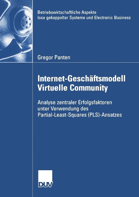 Vorderes Coverbild Internet-Geschäftsmodell Virtuelle Community