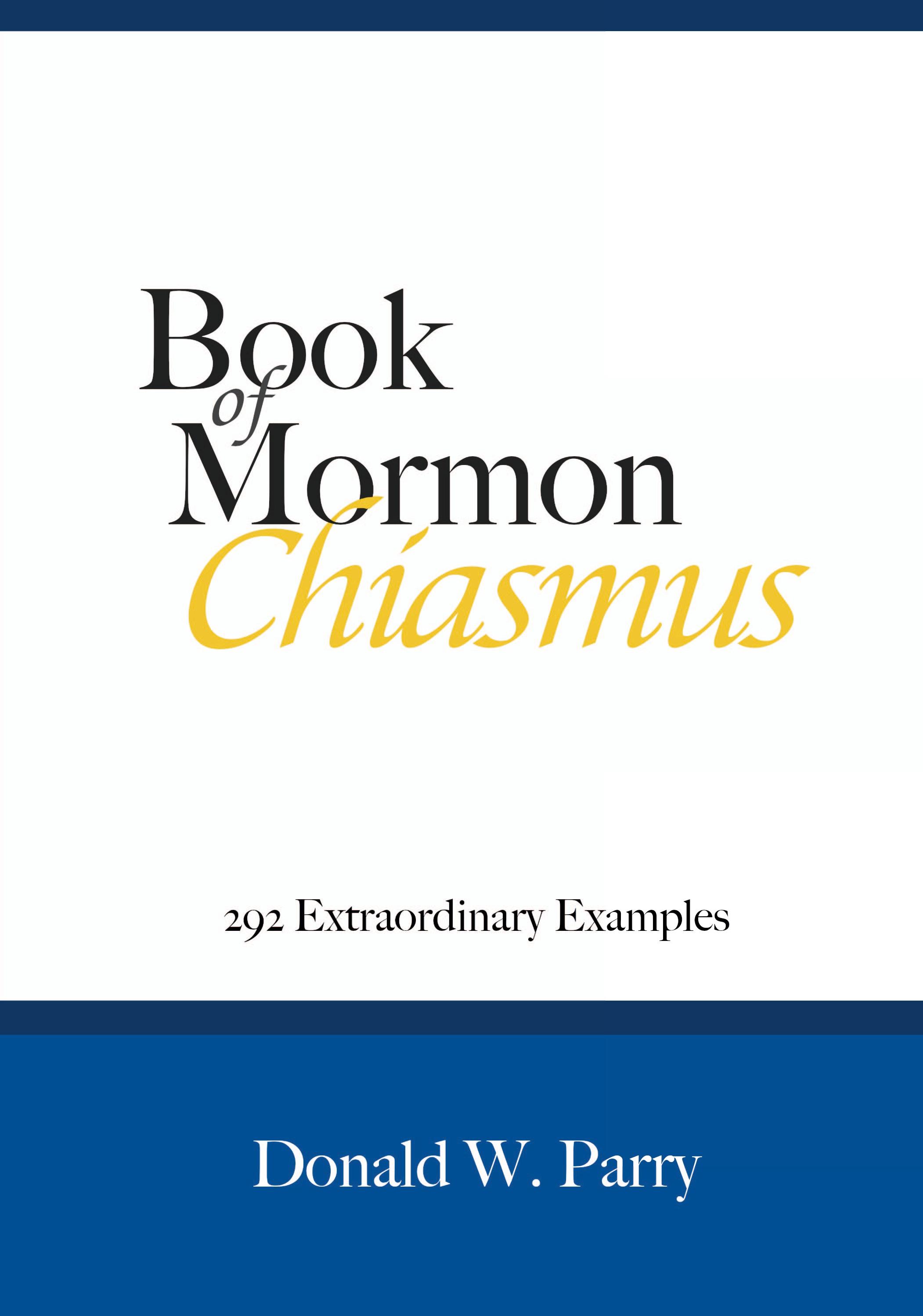 Vorderes Coverbild Book of Mormon Chiasmus