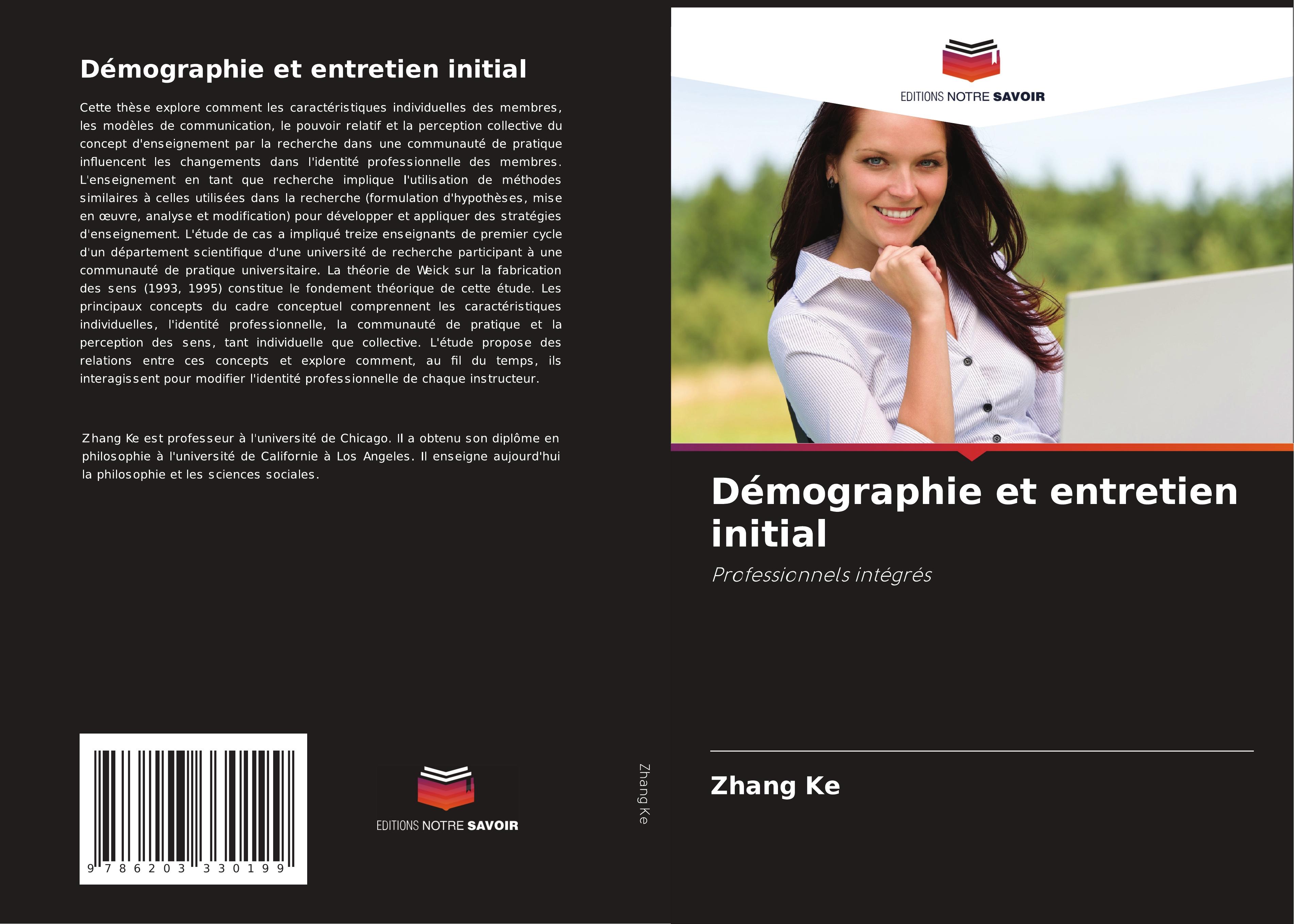 Vorderes Coverbild Démographie et entretien initial