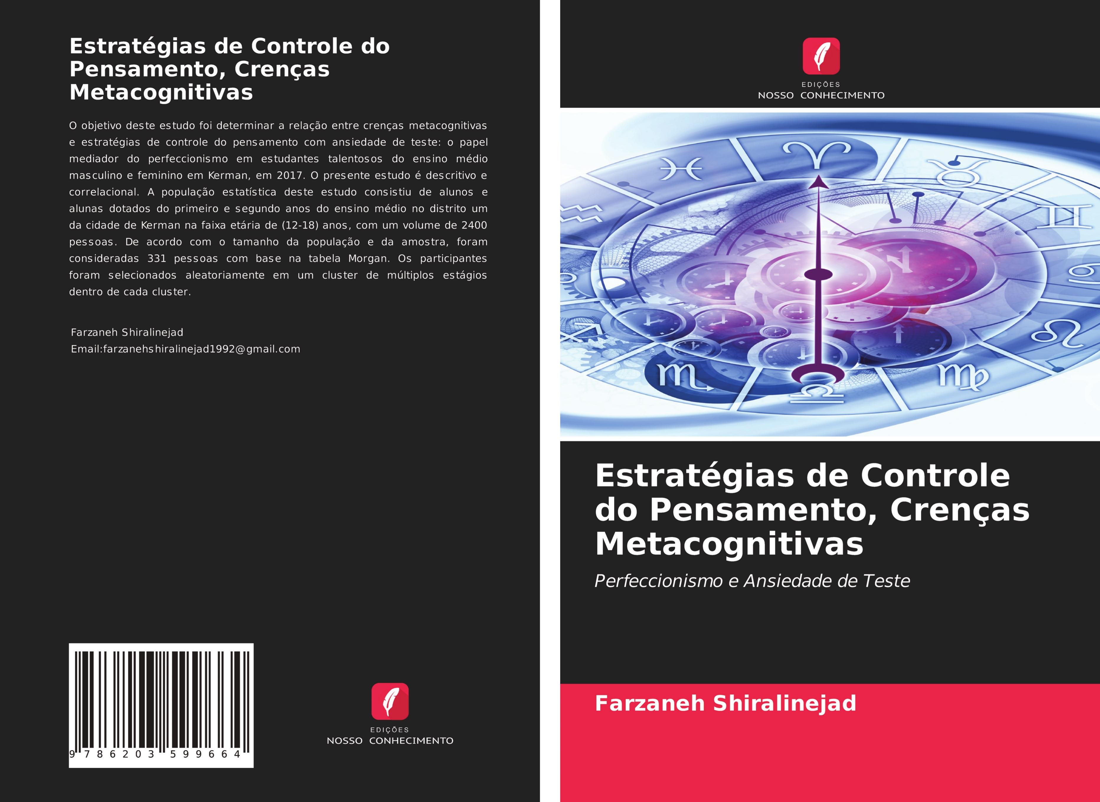 Vorderes Coverbild Estratégias de Controle do Pensamento, Crenças Metacognitivas