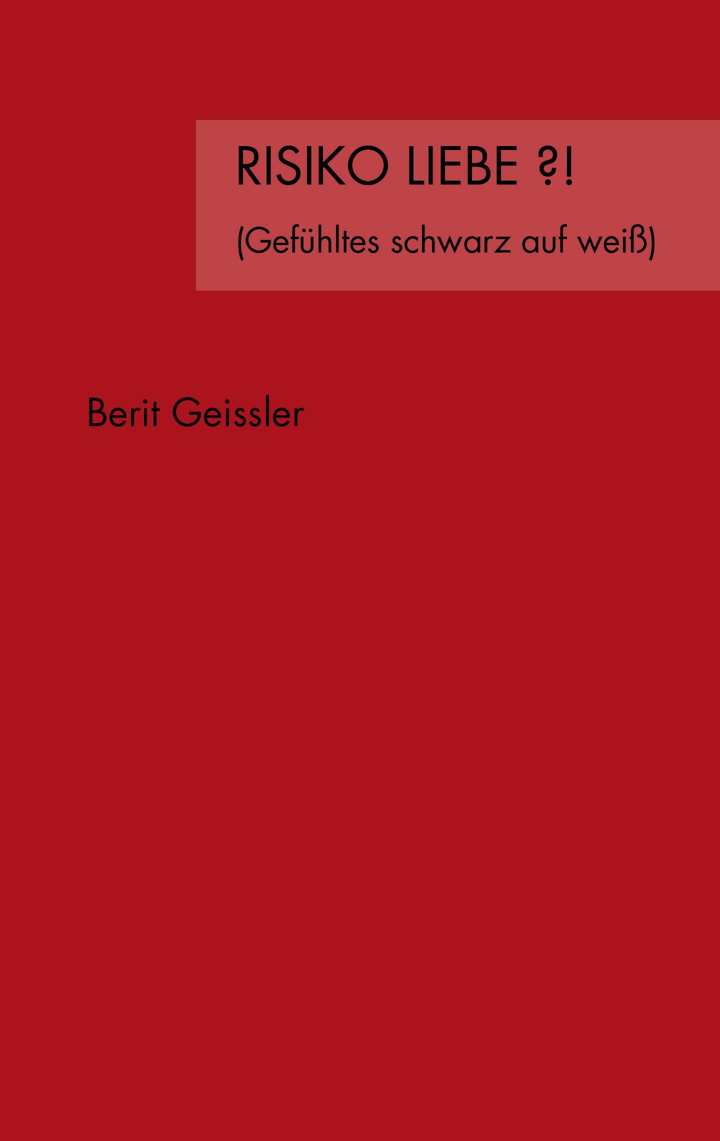 Vorderes Coverbild Risiko Liebe ?!