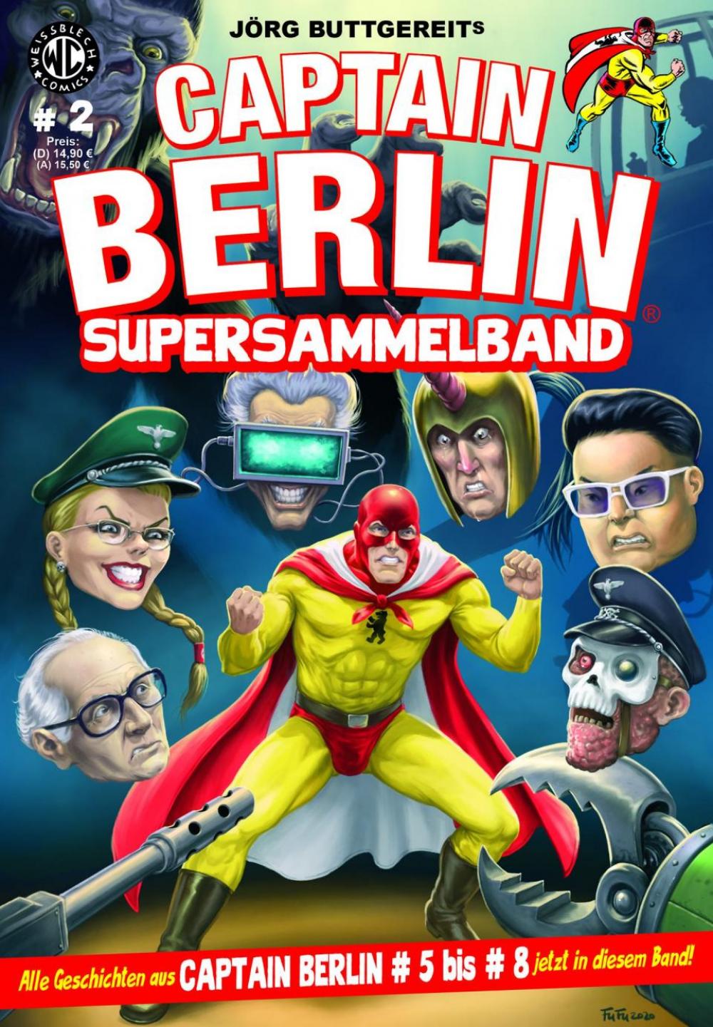Vorderes Coverbild Captain Berlin - Sammelband 2