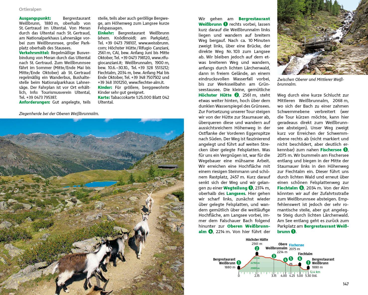 Beispielinhalt (Bild) Wandern am Wasser Südtirol