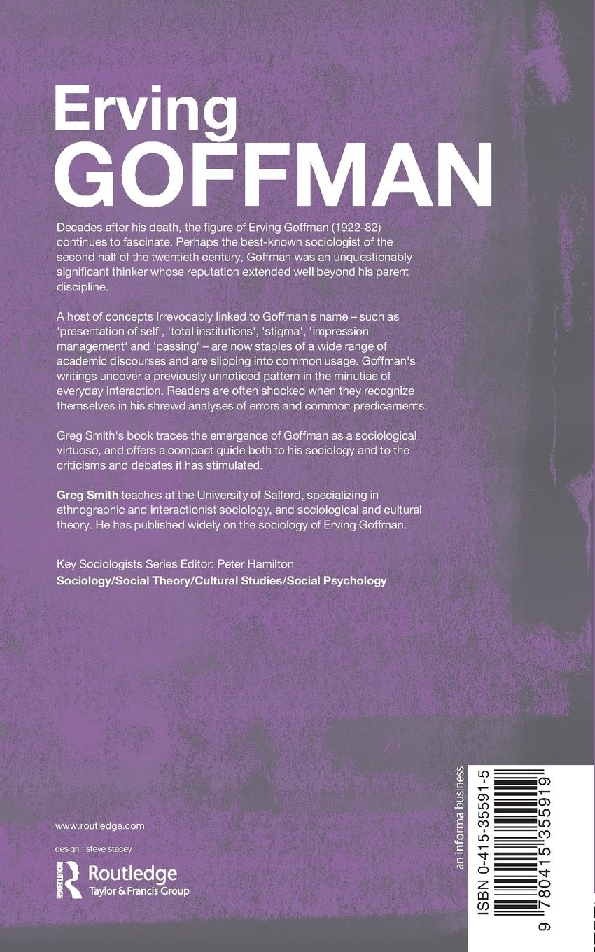 Rückseitencover Erving Goffman