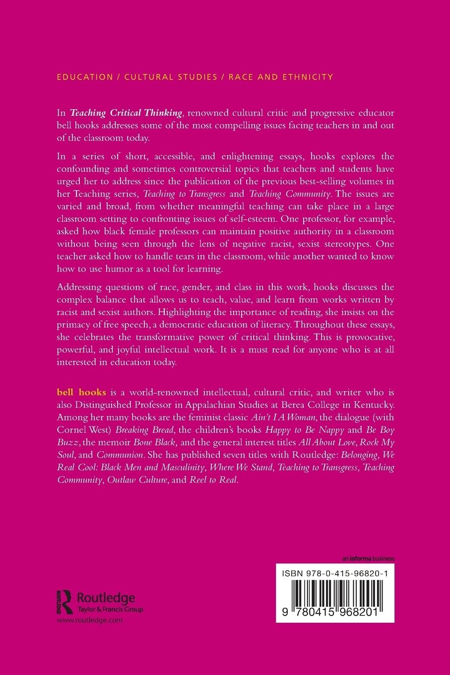 Rückseitencover Teaching Critical Thinking