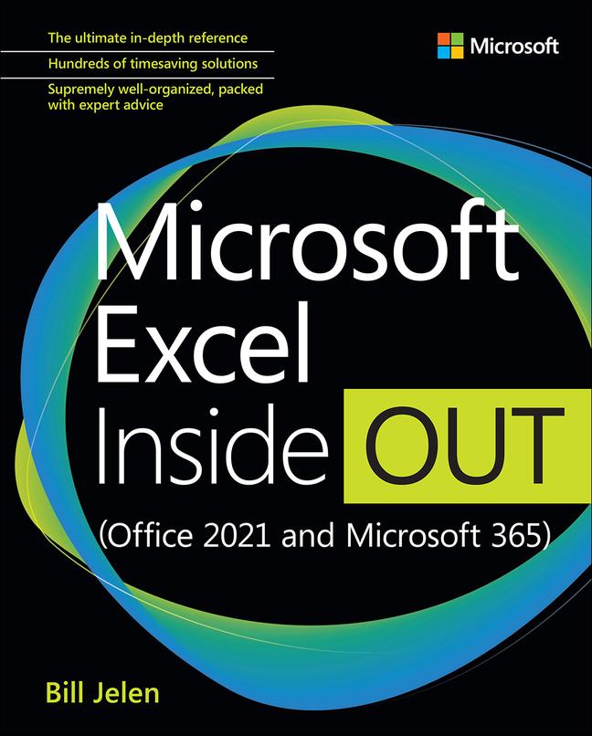 Vorderes Coverbild Microsoft Excel Inside Out (Office 2021 and Microsoft 365)