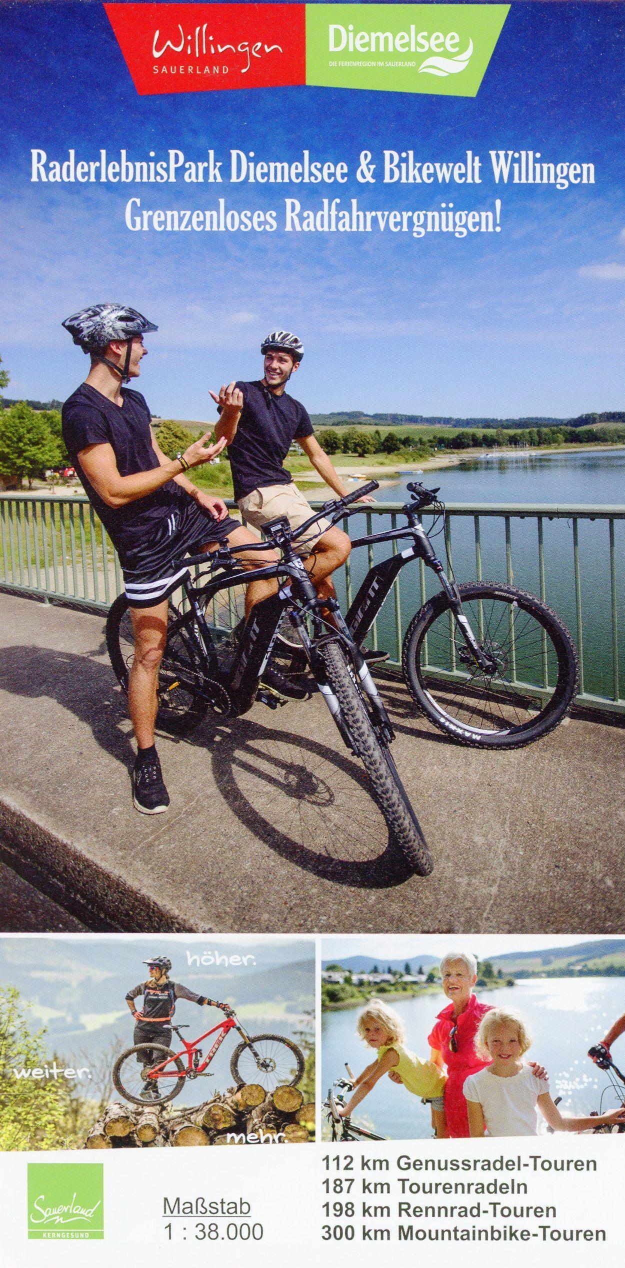 Vorderes Coverbild RaderlebnisPark Diemelsee & Bikewelt Willingen 1:38 000