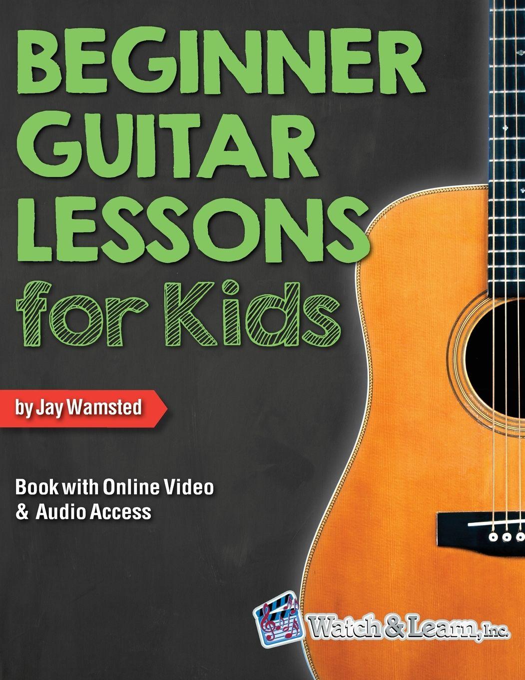 Vorderes Coverbild Beginner Guitar Lessons for Kids Book with Online Video and Audio Access