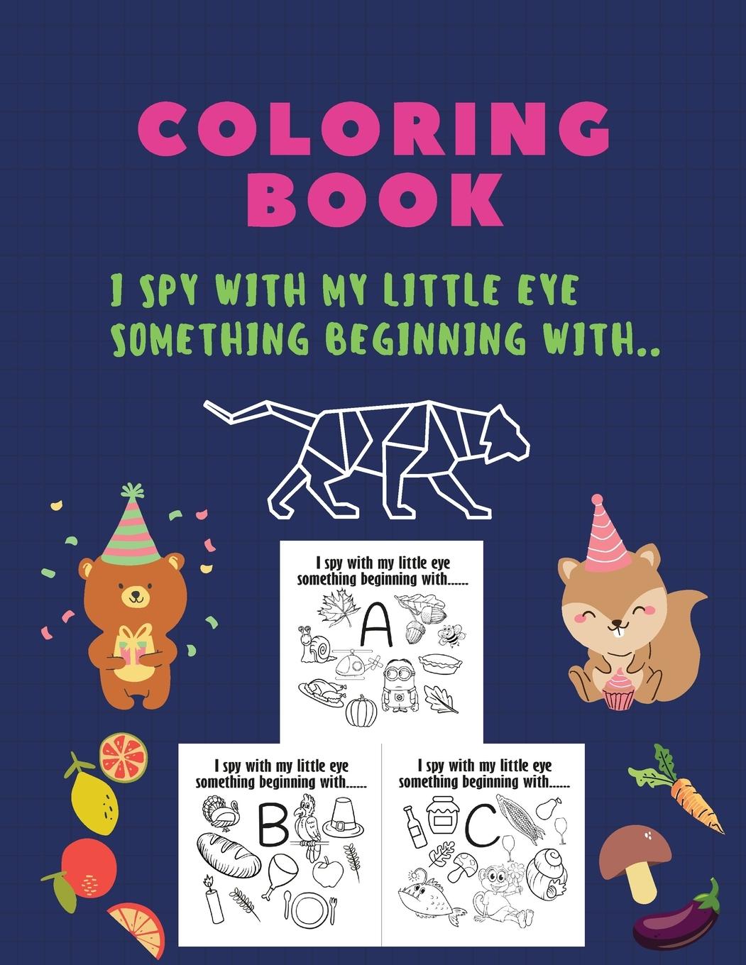 Vorderes Coverbild Coloring Book, I spy with my little eye something beginning with